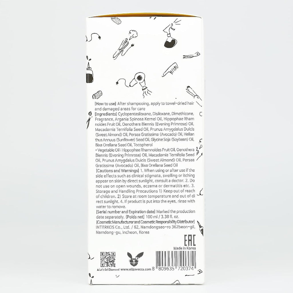 Elizavecca CER-100 Aceite Esencia Capilar Argán Aguacate Vitamina E