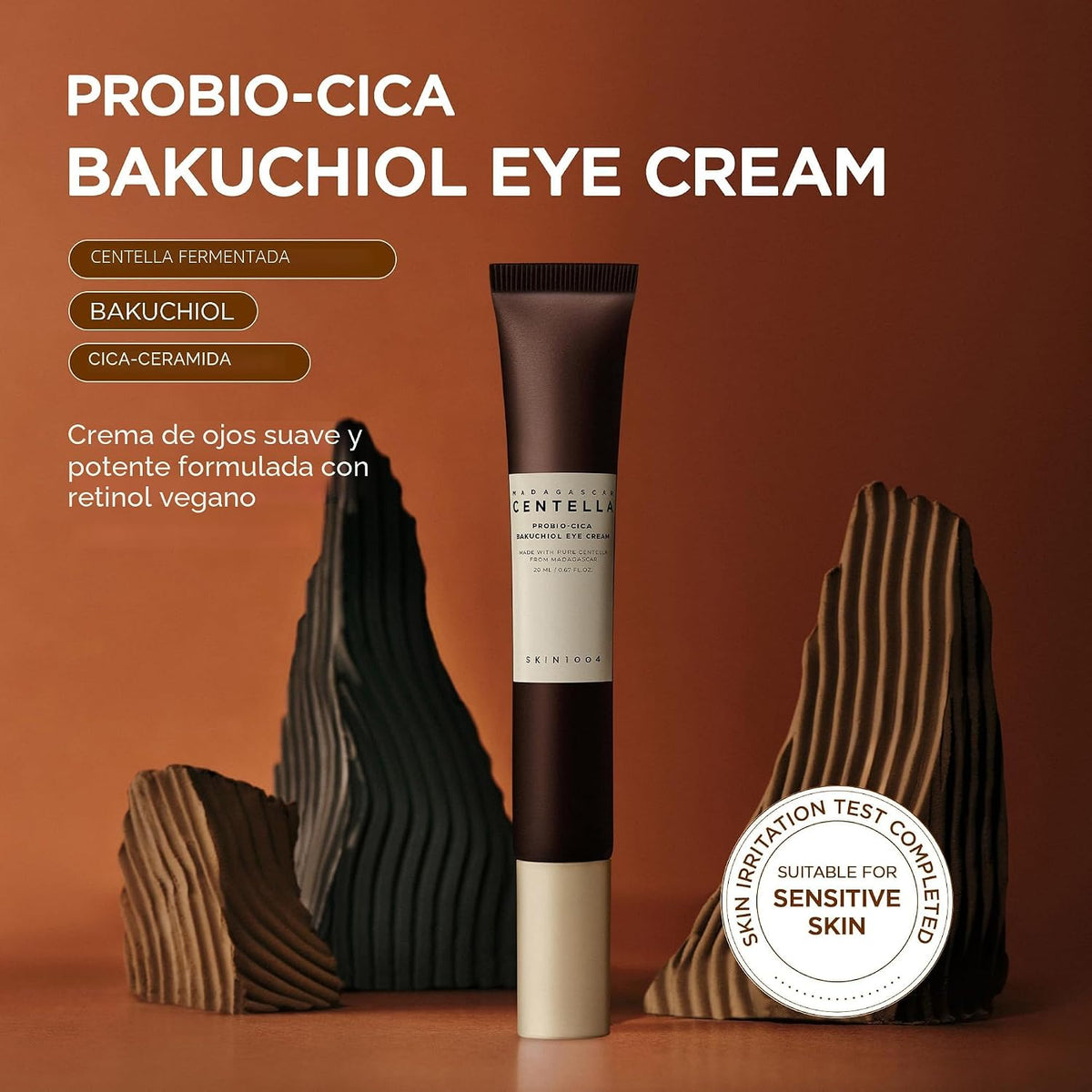 SKIN1004 Crema para ojos Centella Probio-Cica Bakuchiol 0.68 fl.oz, 20ml