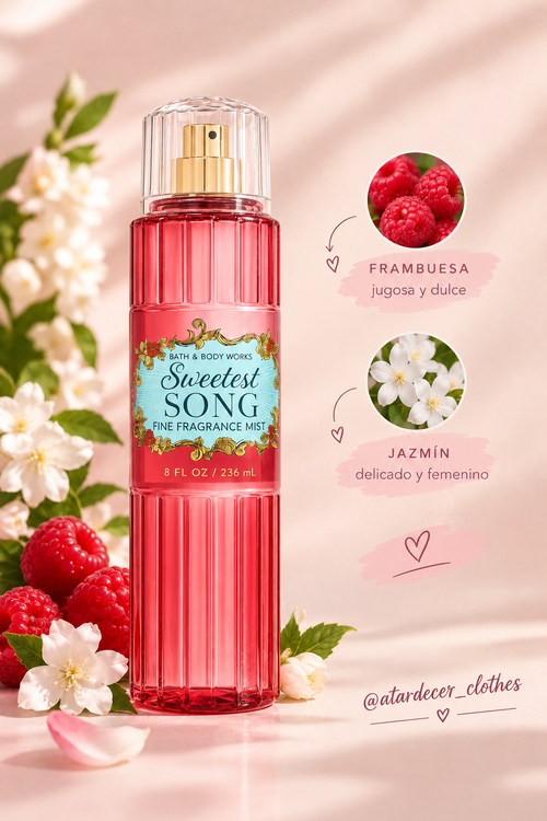 Bath & Body Works Sweetest Song Fine Fragrance Mist – 8 oz