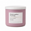 Vela Blush Amber & Peony – White Barn