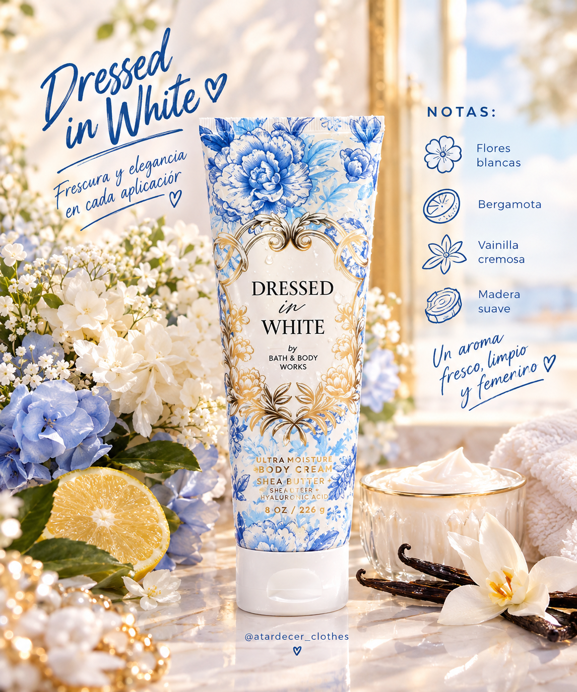 Bath & Body Works Dressed in White – Crema Corporal