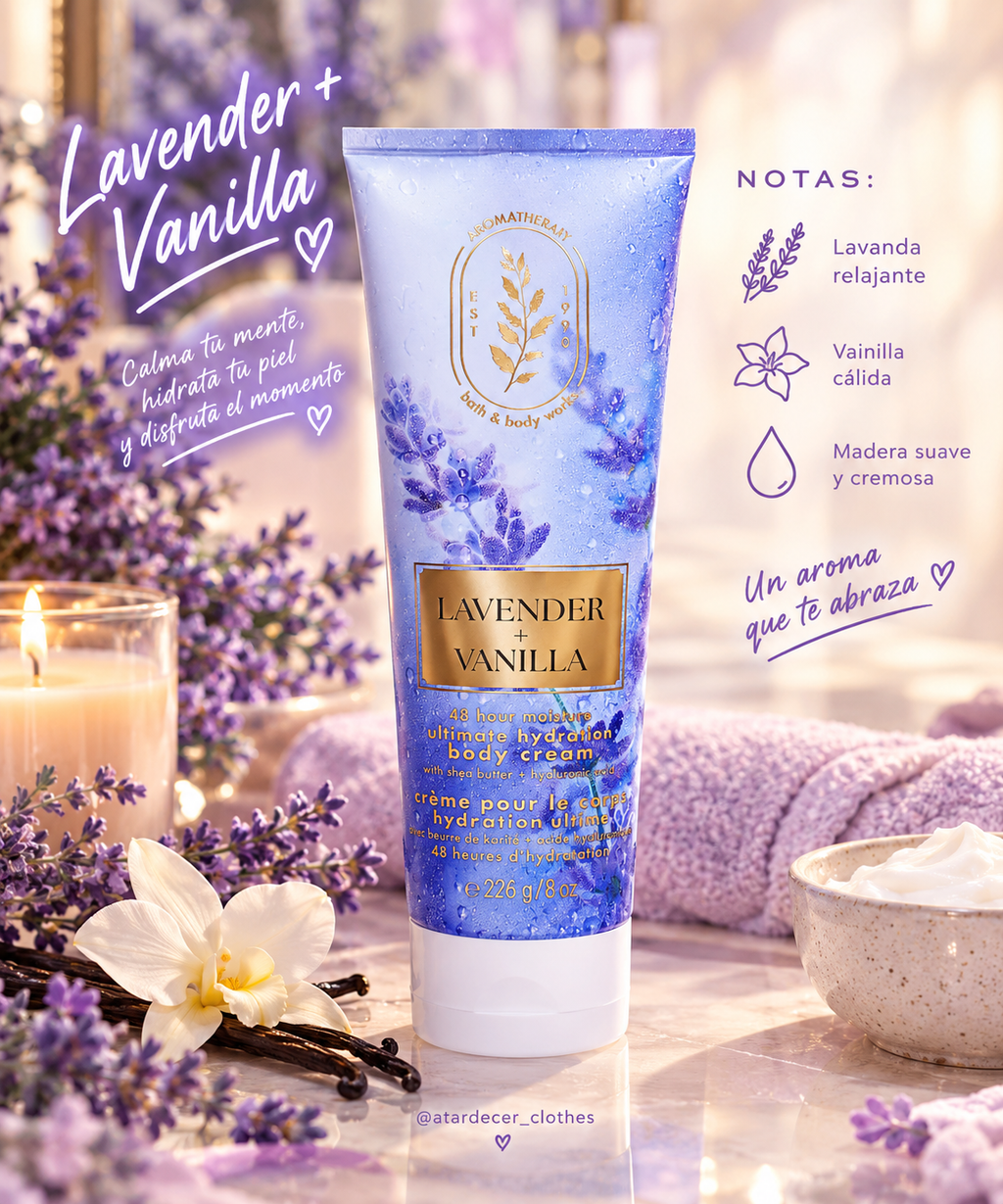 Bath & Body Works Lavender Vanilla – Crema Corporal