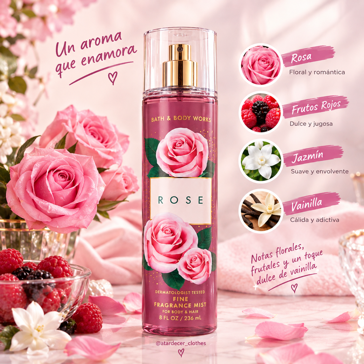 Rose – Bath & Body Works Fine Fragrance Mist