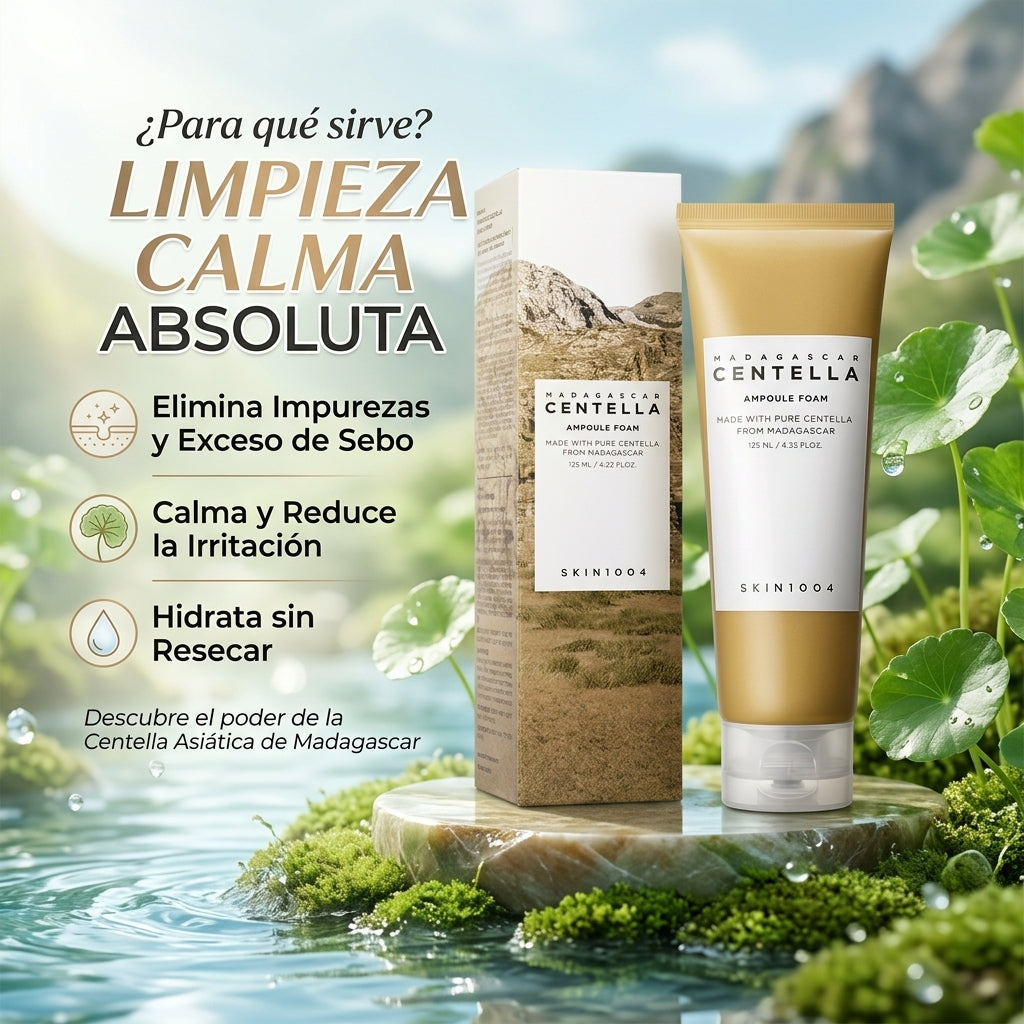 Limpiador Espuma Facial Madagascar Centella Ampoule Foam
