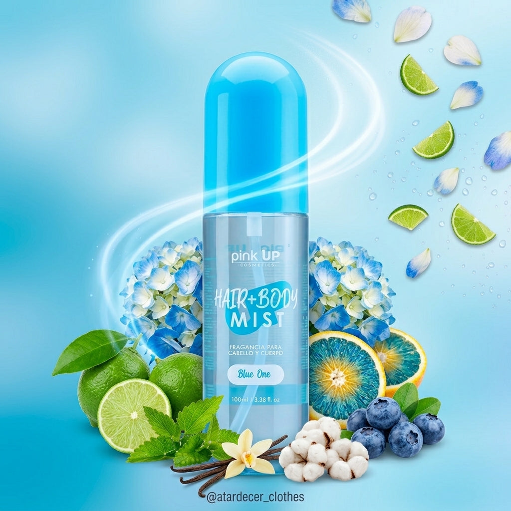 Hair + Body Mist Blue One - Pink Up