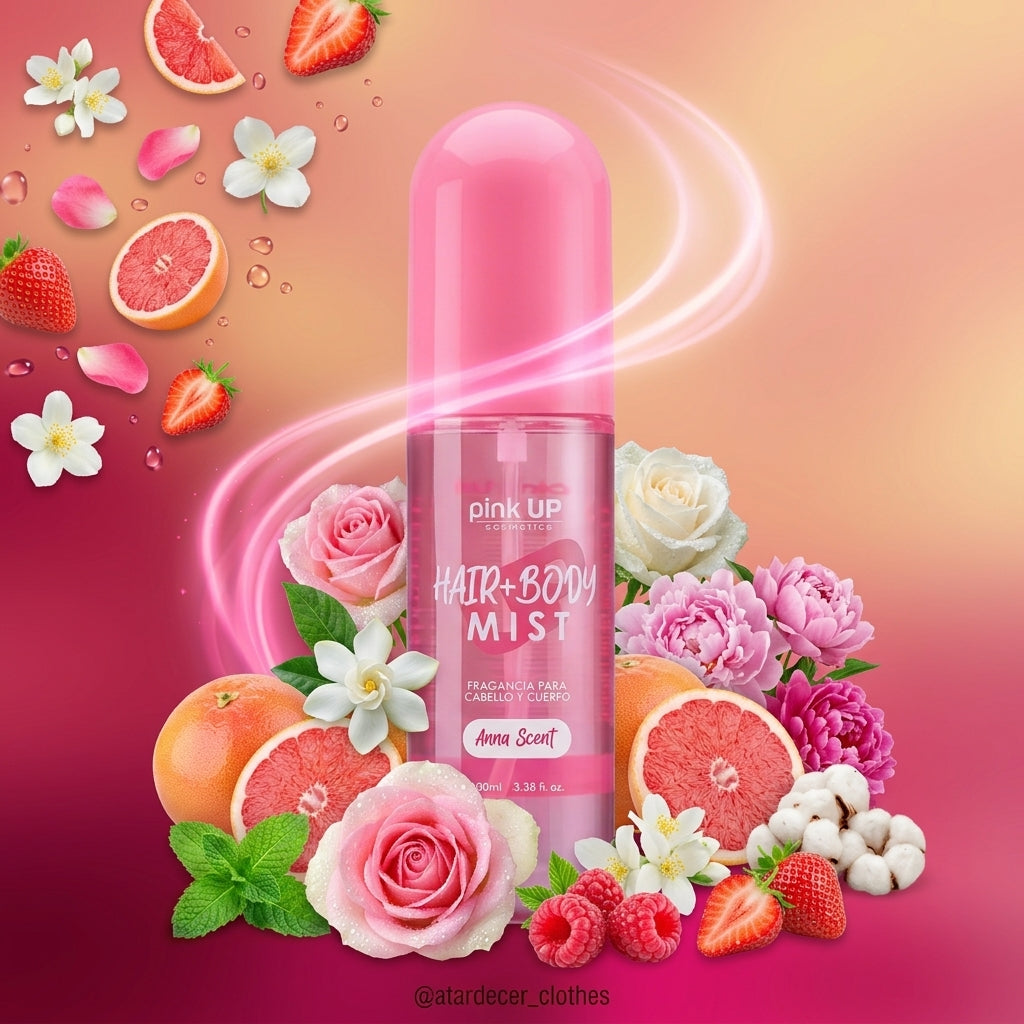 Hair + Body Mist Anna Scent - Pink Up