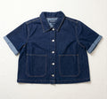 Blusa Camisera de Mezclilla