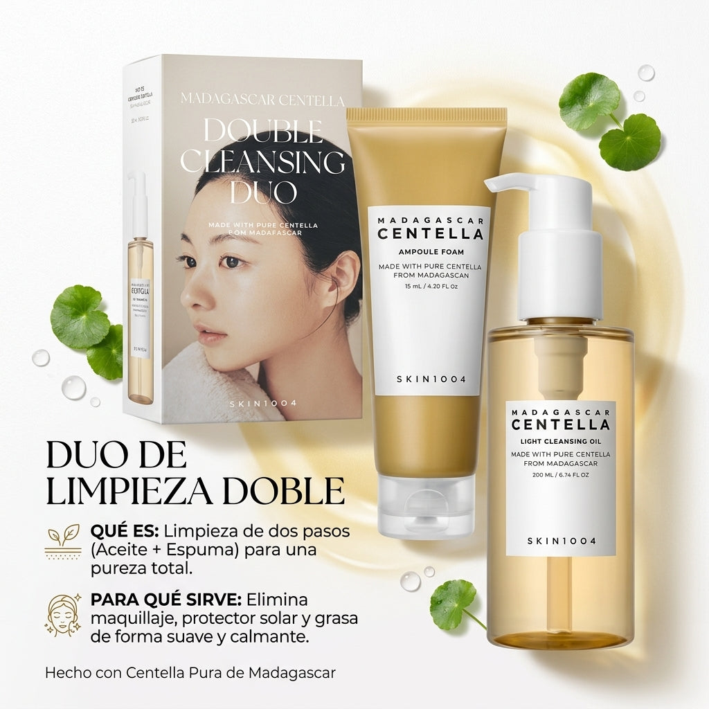 Dúo de Doble Limpieza – SKIN1004 Madagascar Centella