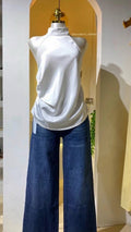 Top Halter de Satín