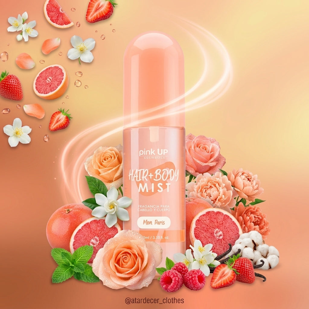 Hair + Body Mist Mon Paris - Pink Up