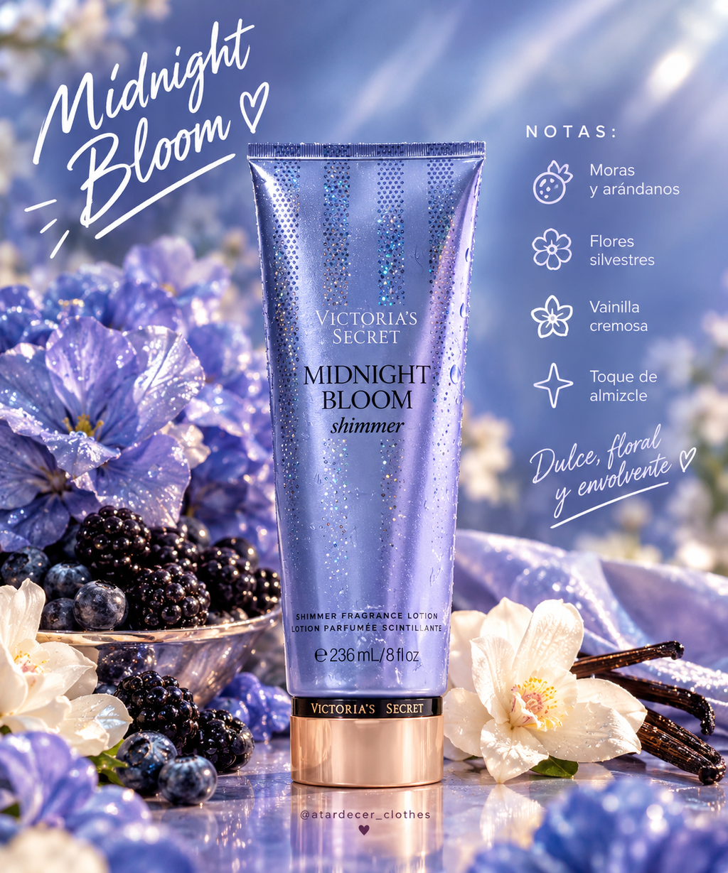 Victoria's Secret Midnight Bloom Shimmer – Crema Corporal