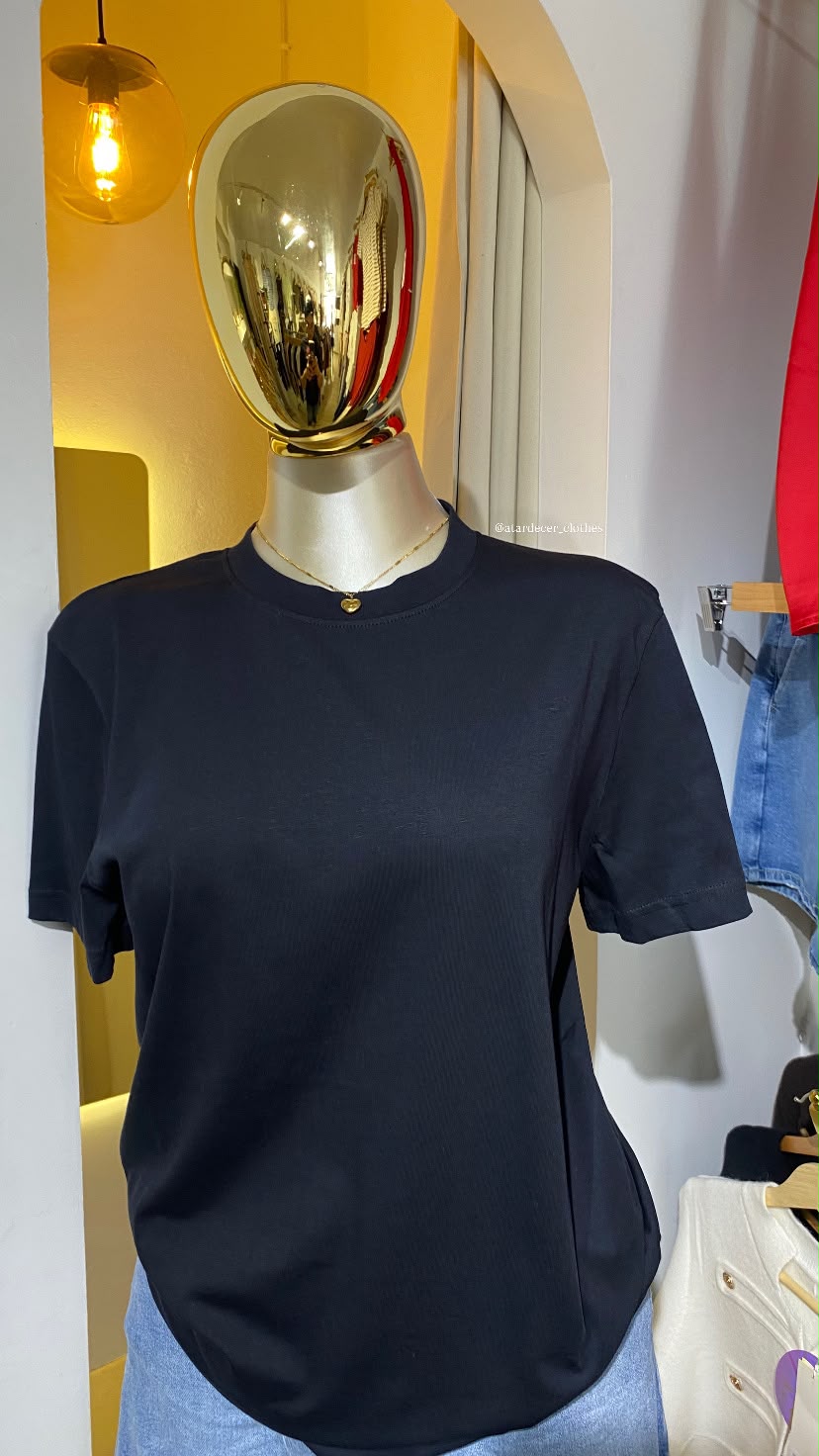 Playera Básica de Manga Corta Larga