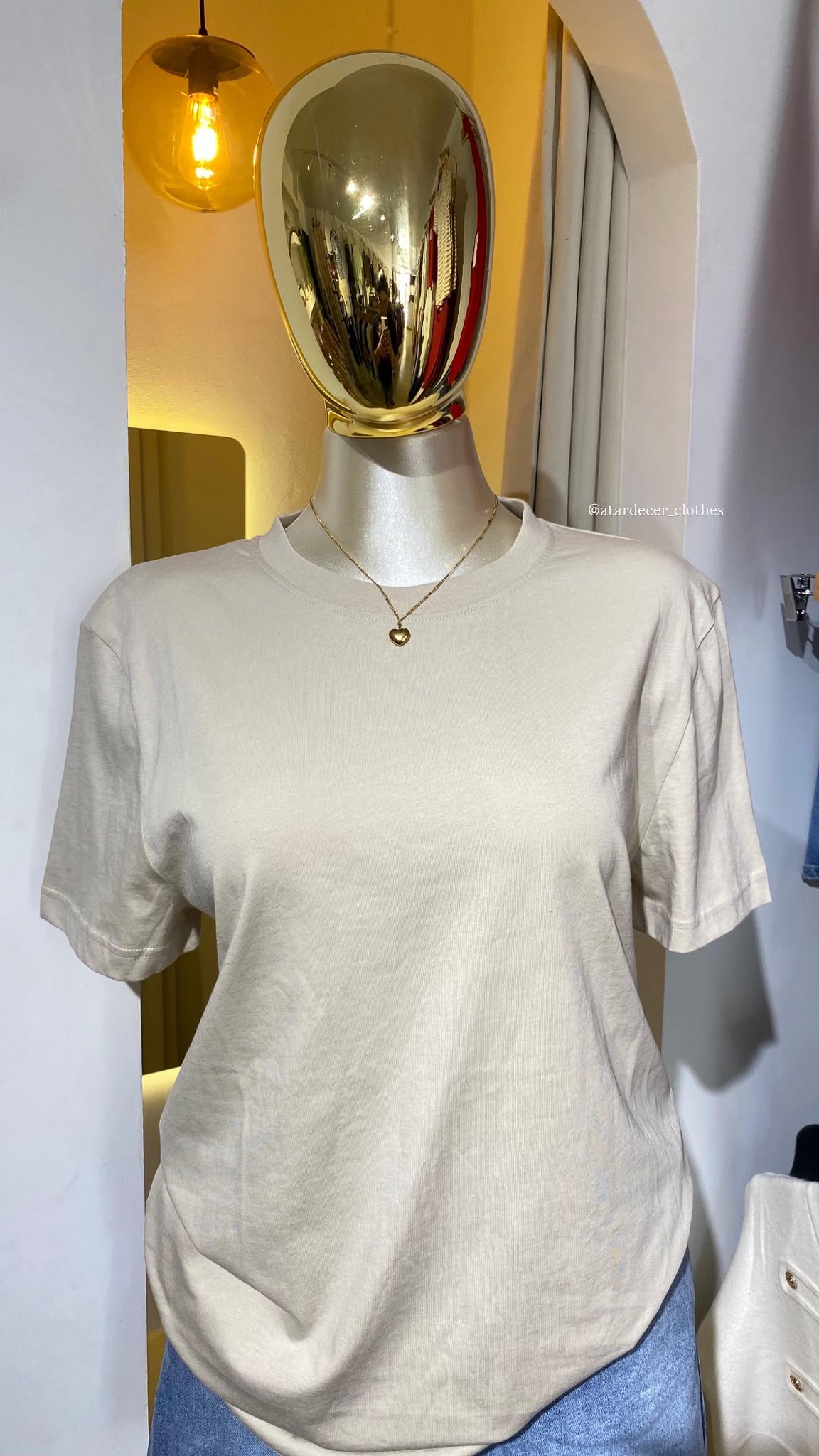Blusa manga corta cuello redondo JS PLUS
