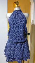 Vestido de lunares azul