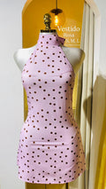 Vestido Polka Rosa