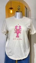 Playera Marfil "You're My Lobster"