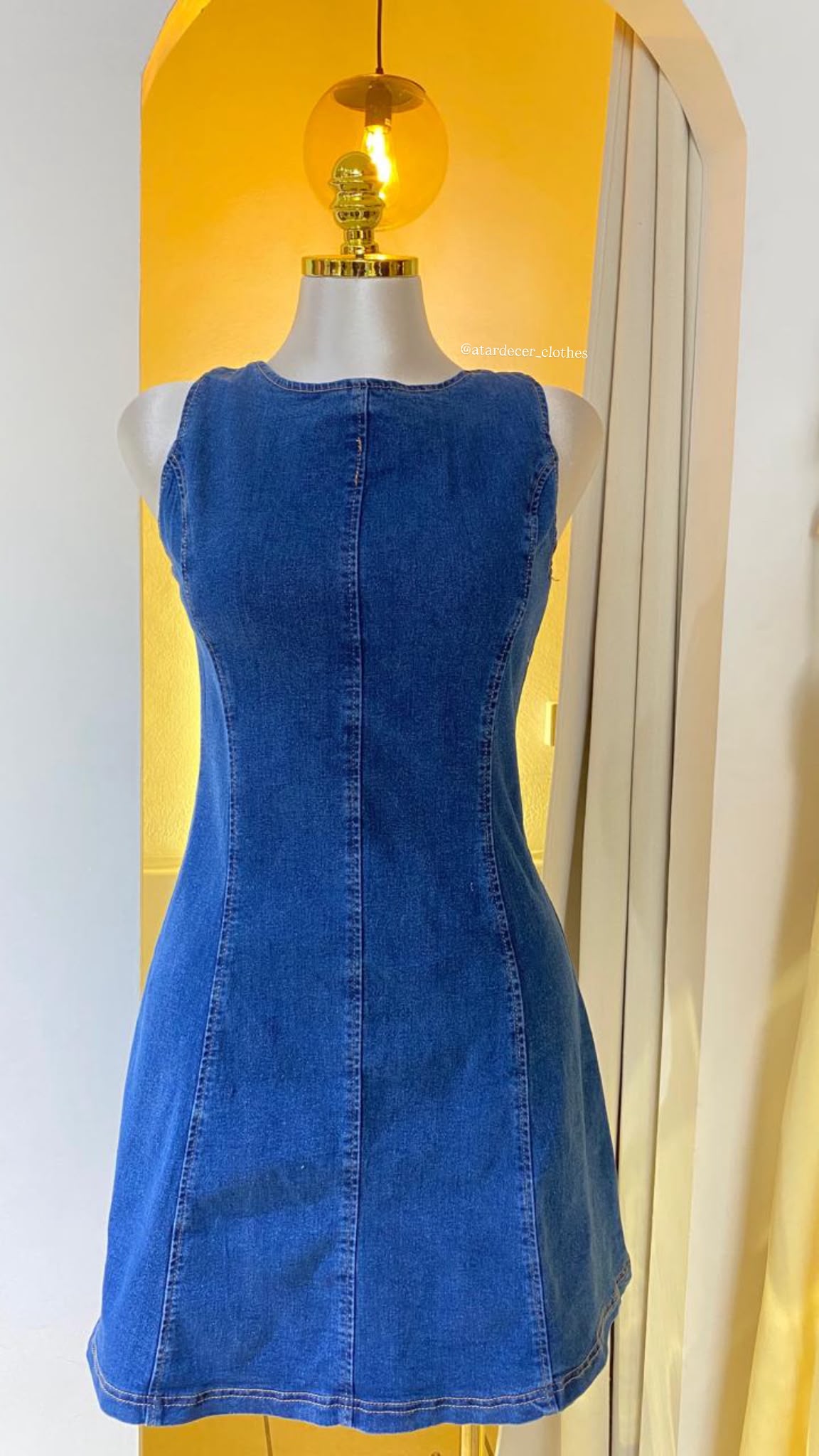 Vestido de mezclilla sin mangas