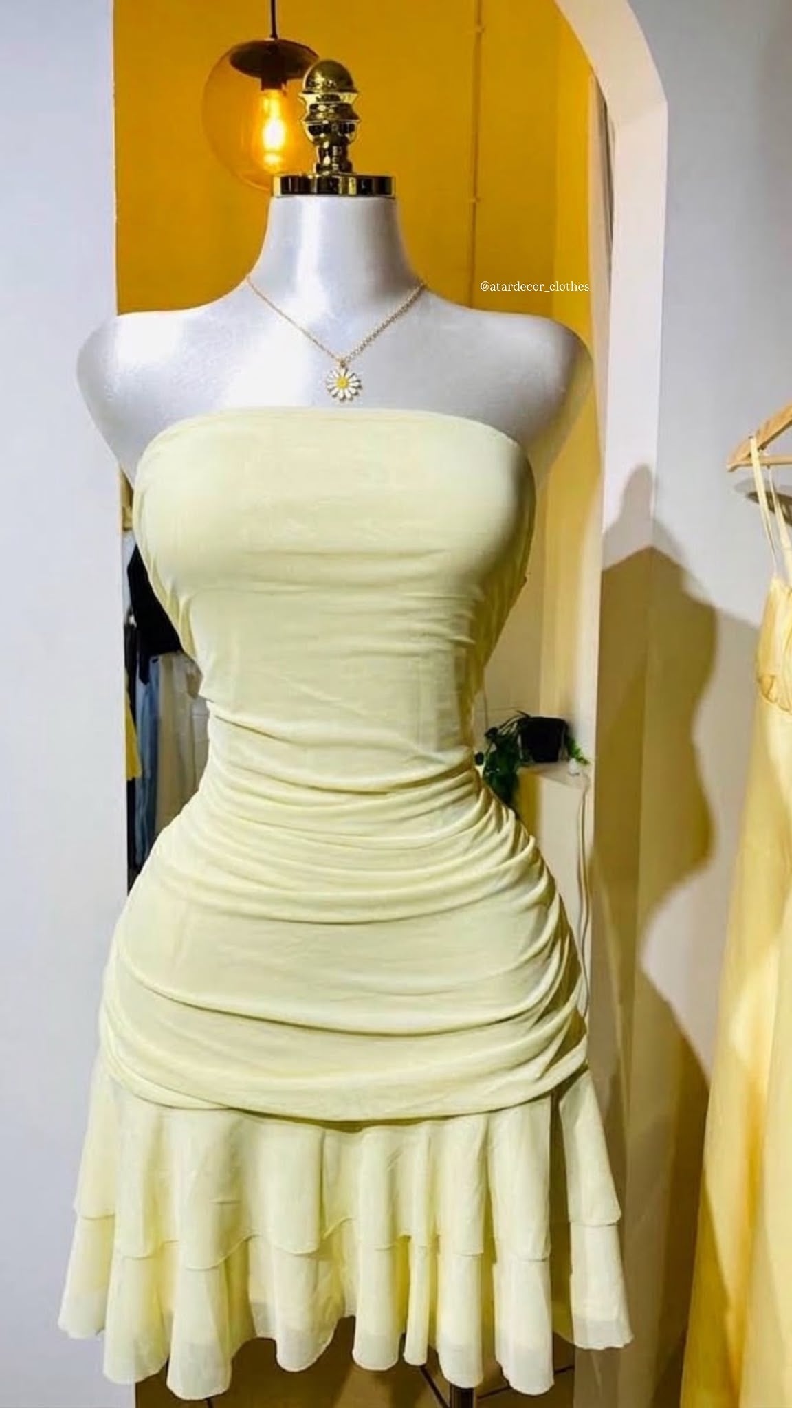 Vestido Campanita Amarillo