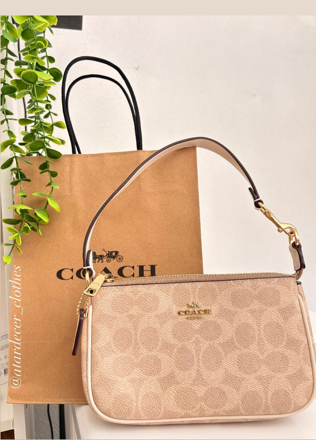 Bolsa COACH beige