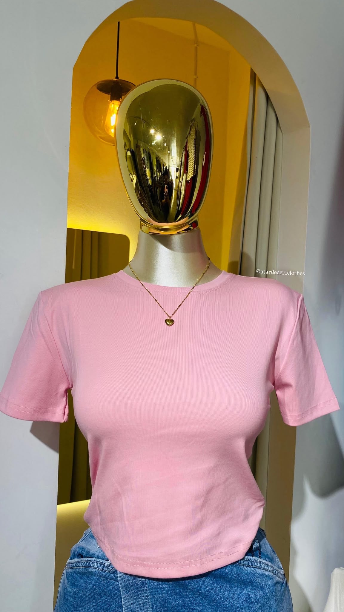 Blusa gruesa manga corta JS