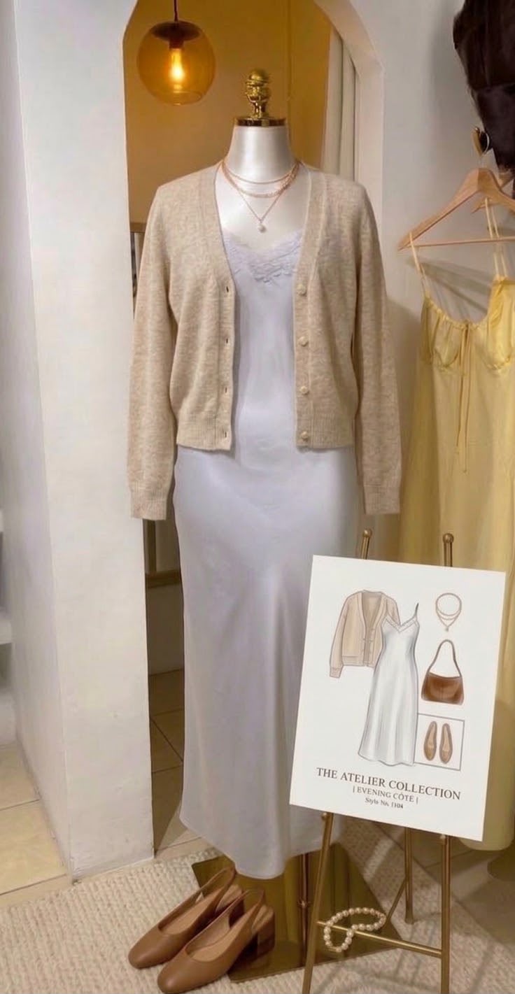 Vestido con encaje superior