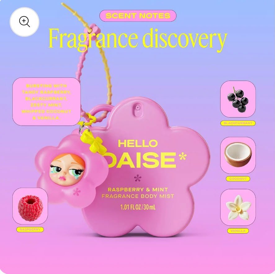 DAISE Mini Body Mist + Charm