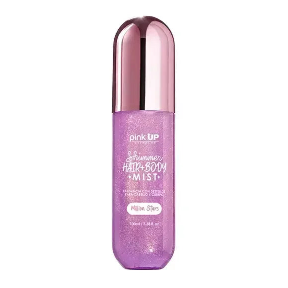 Hair + Body Mist Shimmer Million Stars - Pink Up
